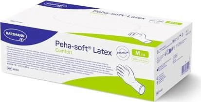Hartmann Peha-soft Latex Comfort Einweghandschuhe M, 100 Stück