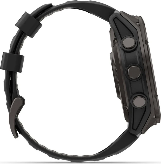 Garmin Fenix 8 Pro 51mm AMOLED carbon grey dlc titanium/black-pebble grey silicone