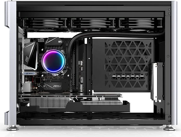 Jonsbo Jonsplus i100 Pro, silber, Mini-ITX