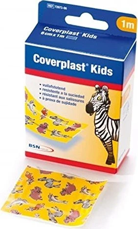 BSN medical Leukoplast kids Wundverband Strips, 6cm x 1m, 1 Stück