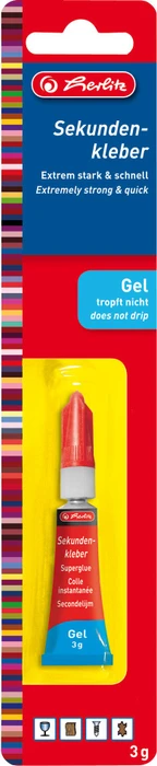 Herlitz Sekundenkleber Gel, 3g