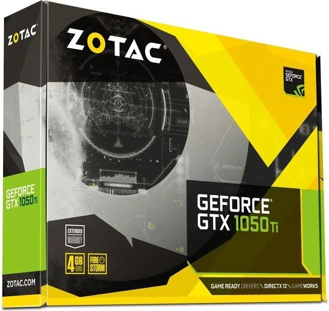 Zotac GeForce GTX 1050 Ti Mini, 4GB GDDR5, DVI, HDMI, DP