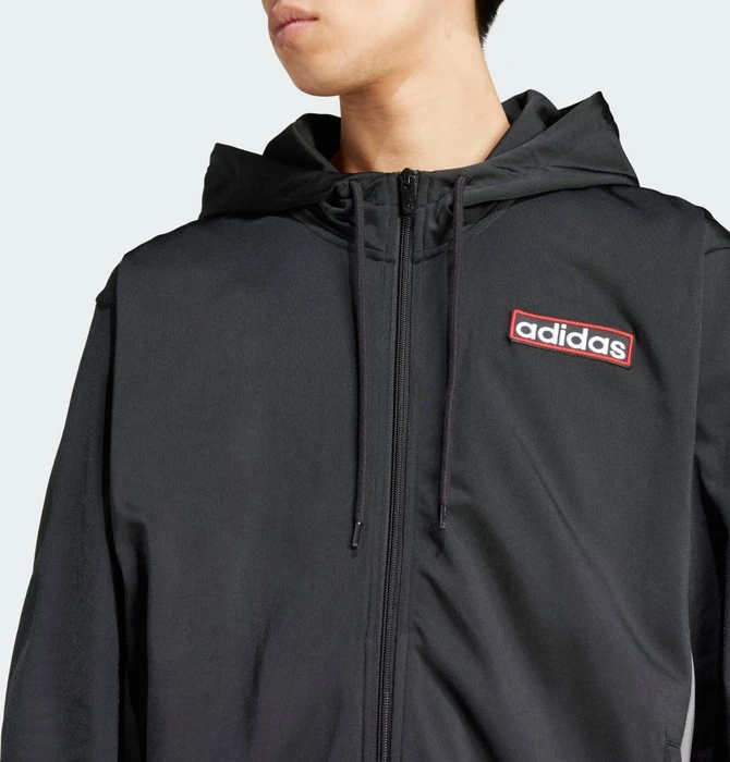 adidas Adicolor Adibreak Trainingsjacke black/better scarlet/grey four (Herren)
