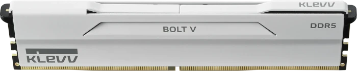 Klevv Bolt V Pure White UDIMM 32GB Kit, DDR5-6000, CL28-36-36-76