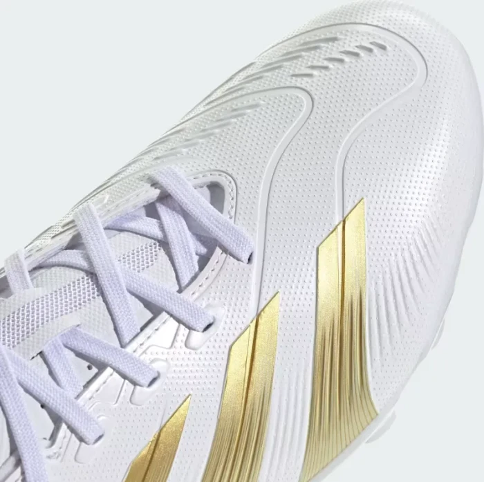 adidas Predator League MG cloud white/gold metallic/sandy beige met