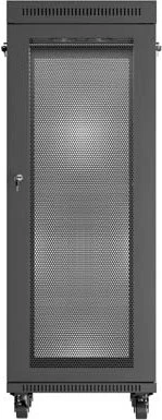 Lanberg 19" Rackschrank 32HE, LCD, freistehend, Flat Pack, Gitternetztür, IP20, RAL 9004, 800mm tief