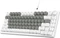 Ajazz AK820, White & Grey, LEDs weiß, hot-swap, AS YELLOW, USB, US Vorschaubild