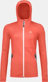Ortovox Fleece Hoody Funktionsjacke coral (Damen)