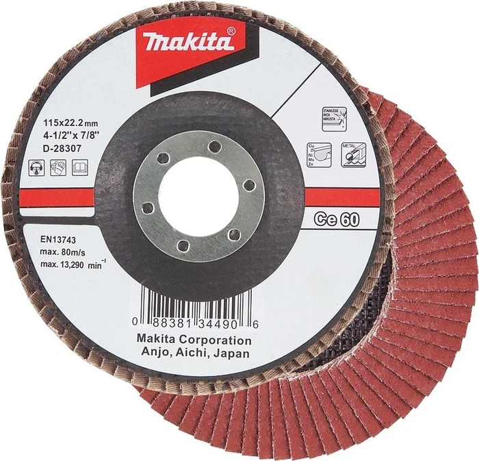 Makita Schleifscheibe Keramik-Aluminium-Oxid flach K40, 180mm, 1 Stück