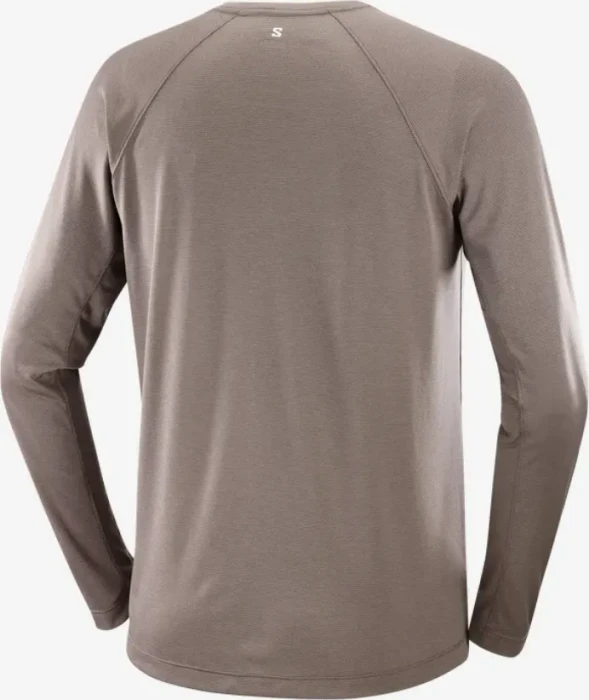 Salomon Shakeout Core Laufshirt langarm iron (Herren)