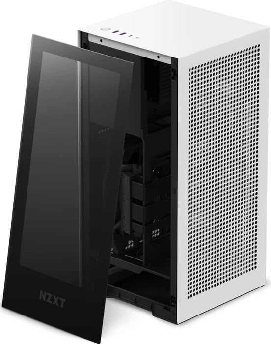 NZXT H1 [2022], weiß, Glasfenster, Mini-ITX, 750W SFX