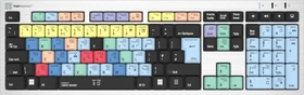 LogicKeyboard Cubase & Nuendo PC Silver Slim Line, USB, UK