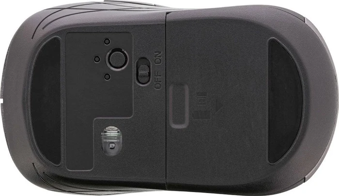 InLine Maus 3-in-1, grau/schwarz, USB/Bluetooth