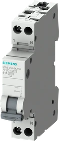 Siemens Brandschutzschalter-LS-Kombi 230V, 6kA, 1+N, C, 32A Kompakt 1TE