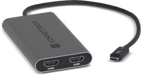 Sonnet Thunderbolt Dual HDMI Adapter, Thunderbolt 3 auf 2x HDMI 2.0