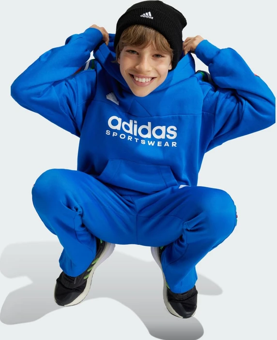 adidas Tiro Nations Pack Hoodie blau (Junior)