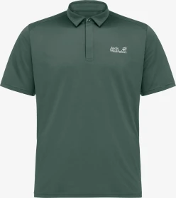 Jack Wolfskin Delgami Poloshirt kurzarm sago palm (Herren)