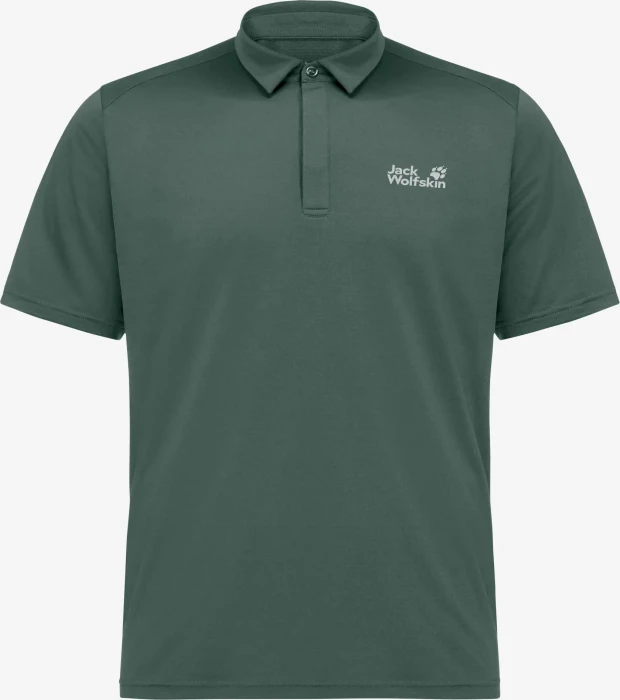 Jack Wolfskin Delgami Poloshirt kurzarm sago palm (Herren)