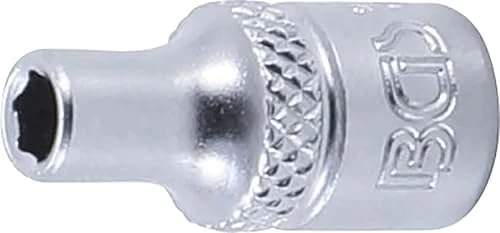 BGS technic Pro Torque Außensechskant Steckschlüssel 1/4", 4mm