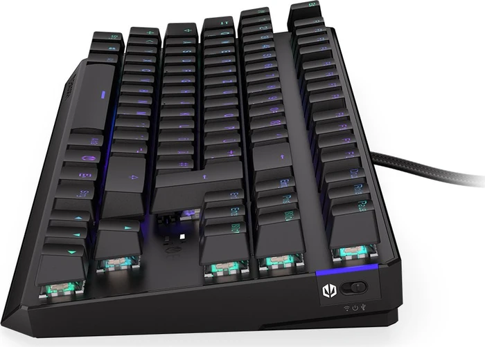 Endorfy Thock TKL Wireless, PBT, LEDs RGB, hot-swap, Kailh Box RED, USB/Bluetooth, DE