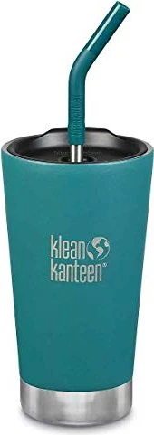 Klean Kanteen Tumbler Deckel und Trinkhalm Isolierbecher 473ml