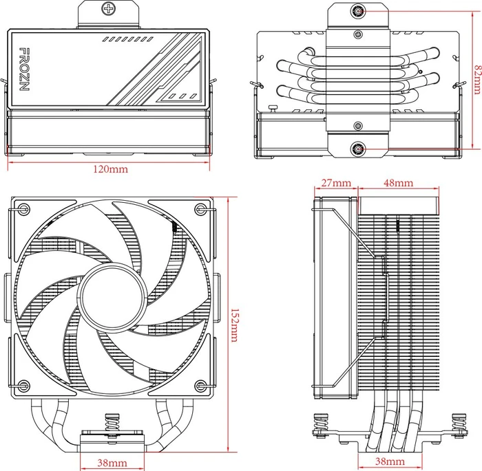 ID-Cooling Frozn A410 ARGB White
