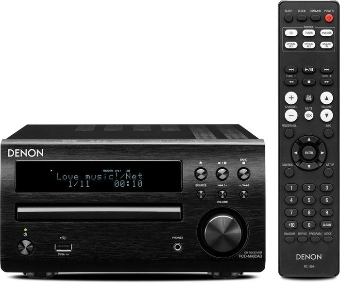 Denon D-M40DAB schwarz/schwarz