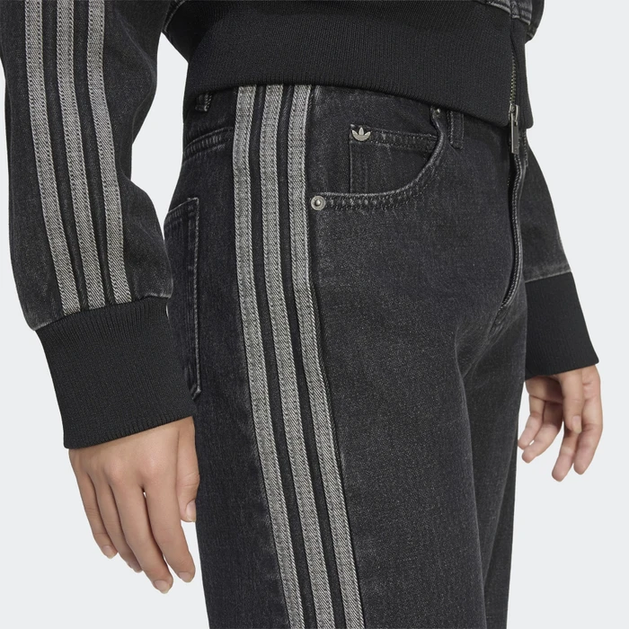 adidas Firebird Jeans true black denim (Damen) (KQ6488) – Bild 12