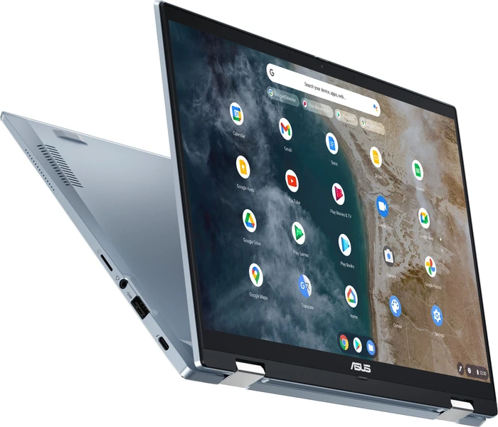ASUS Chromebook Flip CX5 CX5400FMA-AI0077, AI Blue, Core i5-1130G7, 16GB RAM, 256GB SSD, DE