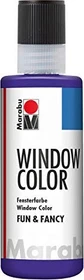 Marabu Window Color fun & fancy Malfarbe Glas/Porzellan, violett, 80ml