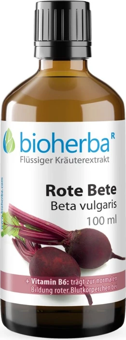Bioherba Rote Bete Beta vulgaris Tropfen Tinktur, 50ml