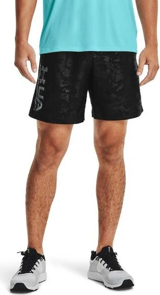 Under Armour Woven Emboss Hose kurz black/pitch gray (Herren)