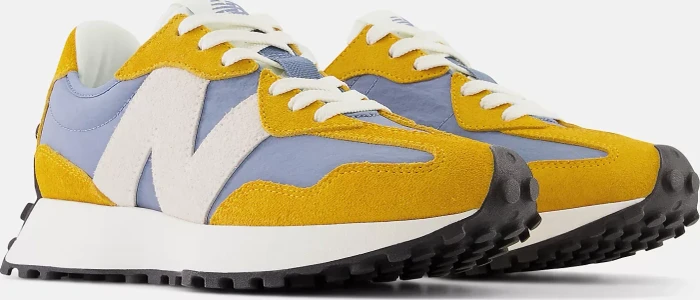 New Balance 327 varsity gold/mercury blue (Damen)