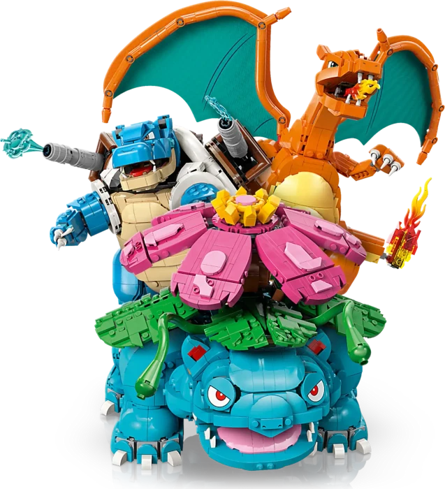 LEGO Pokémon - Bisaflor, Glurak und Turtok