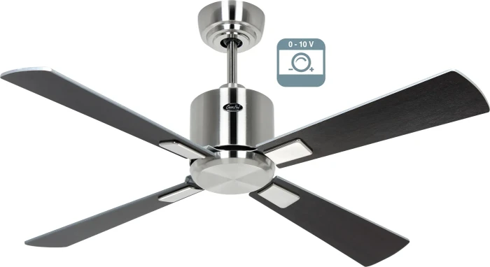 CasaFan Eco Neo III 103 BN-WN/SI 0-10V Deckenventilator silber/wenge