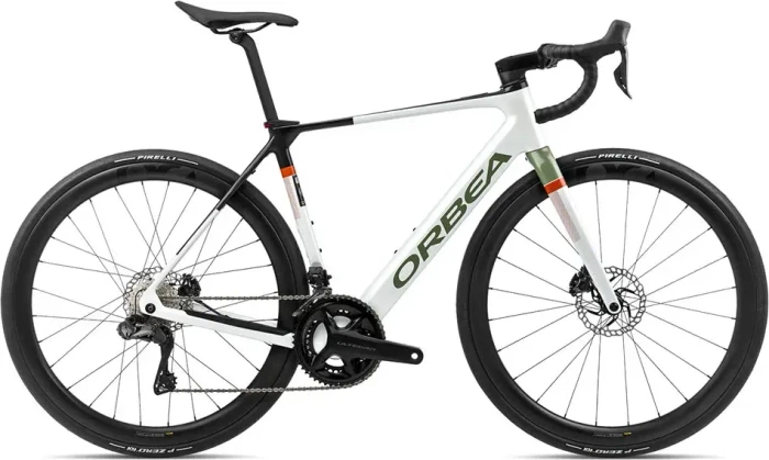 Orbea Gain M20i white chic/metallic green artichoke Modell 2024