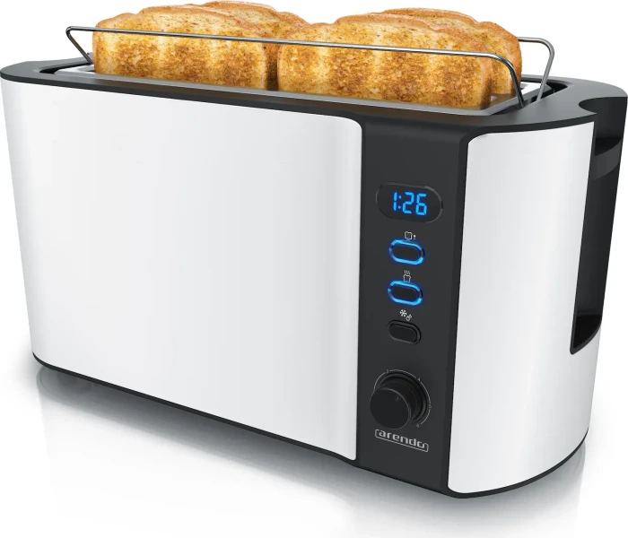Arendo Frukost Doppel-Langschlitz-Toaster