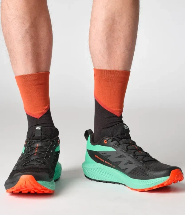 Salomon Sense Ride 5 black/bay/cherry tomato (Herren)