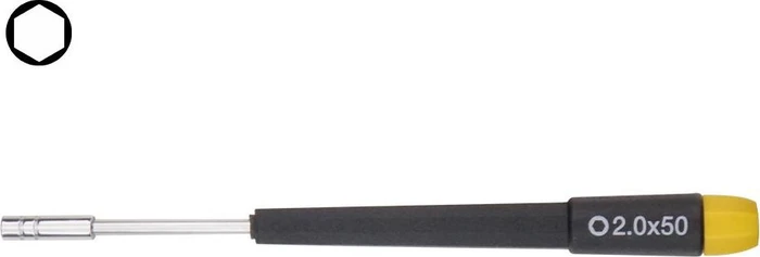 Donau Elektronik Außensechskant Schraubendreher, 2x50mm