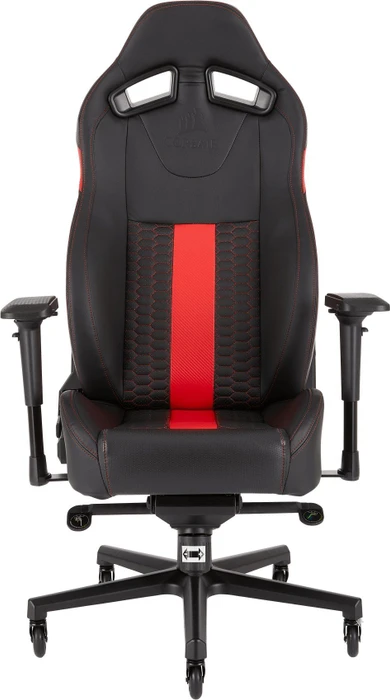 Corsair T2 Road Warrior Gamingstuhl, schwarz/rot