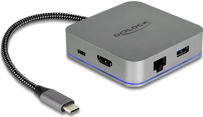 DeLOCK USB Type-C Dockingstation für Mobilgeräte 4K, USB-C 3.0 [Stecker]