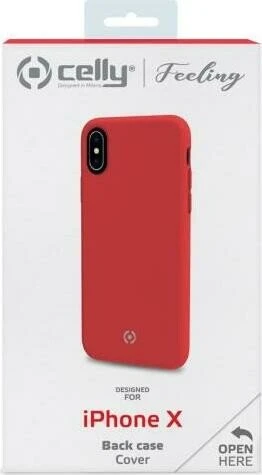 Celly Feeling für Apple iPhone X rot