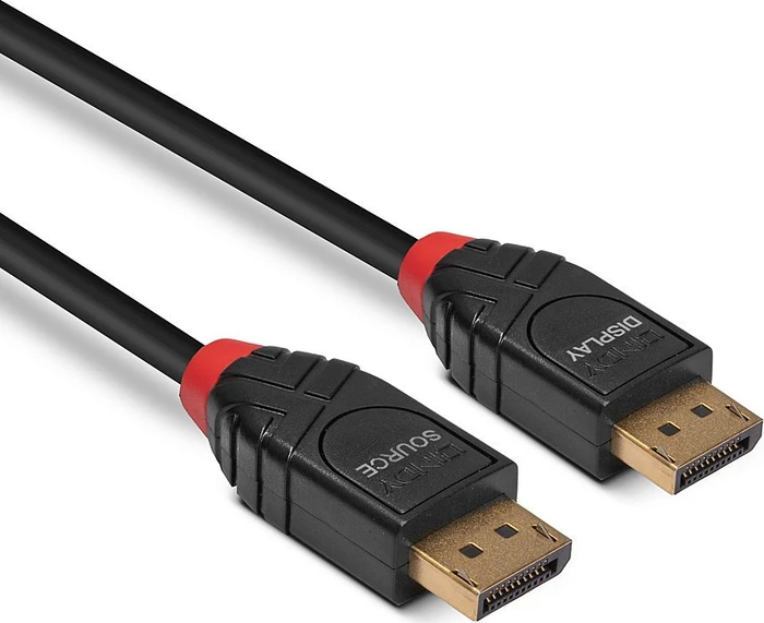 Lindy Active DisplayPort 1.4 Kabel schwarz, 10m