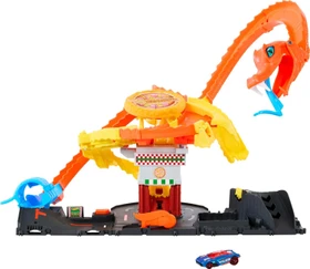 Mattel Hot Wheels City Pizza Slam Cobra Attack Playset