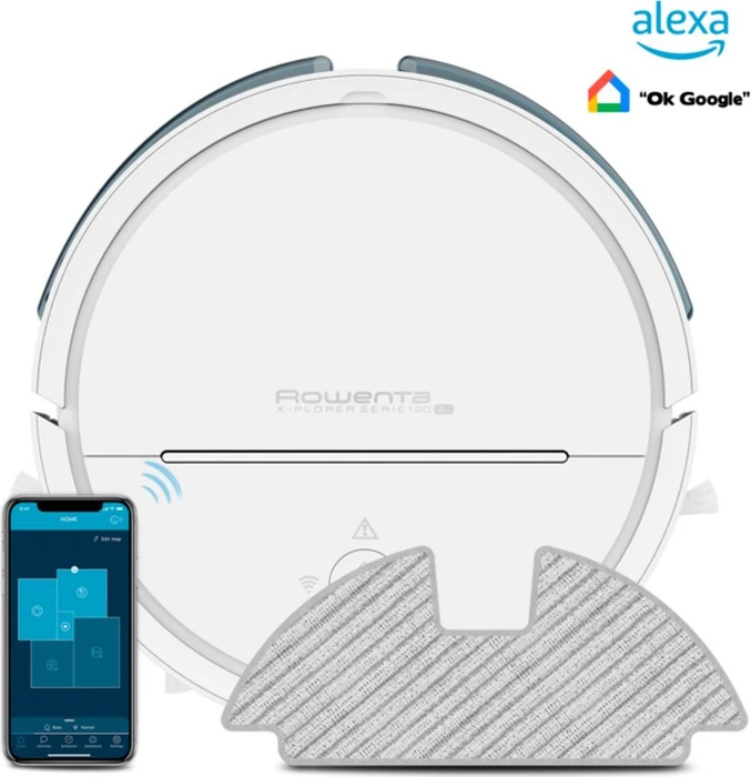 Rowenta RR7877WH X-plorer Serie 120 AI Saug-/Wischroboter
