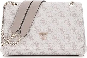 Guess Noelle 4G-Logo Mini Umhängetasche dark taupe