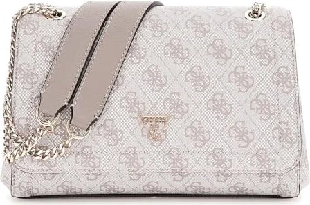 Guess Noelle 4G-Logo Mini Umhängetasche dark taupe