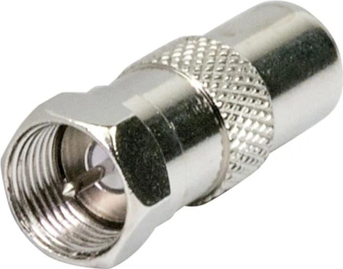 Schwaiger Adapter für IEC-Buchse/F-Buchse silber