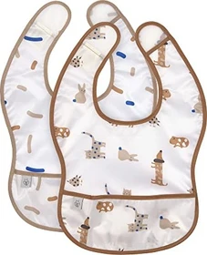 Lässig Lätzchen mit Auffangschutz Little Mateys Royal Blau, 2 Stück