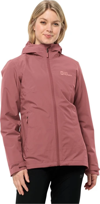 Jack Wolfskin Moonrise 3in1 Funktionsjacke red ochre (Damen)